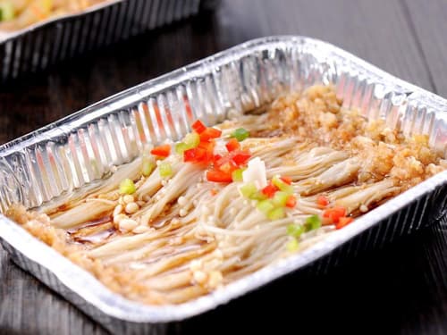 苏仙锡纸烤金针菇